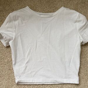 Wild Fable cropped White Tee